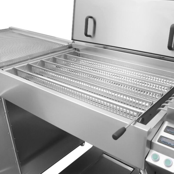 Poloautomatická fritéza na šišky /donuty - zariadenie na pečenie tuku - kapacita: 360 kusov/h - Image 2