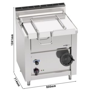 Elektrická výklopná panvica - 60 litrov - 9,6 kW