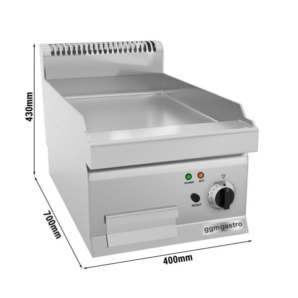 Elektrická grilovacia platňa - 3,6 kW - hladká