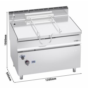Plynová výklopná panvica - 120 litrov - 30 kW
