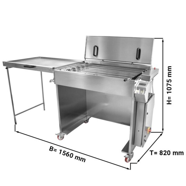 Poloautomatická fritéza na šišky /donuty - zariadenie na pečenie tuku - kapacita: 360 kusov/h - Image 8