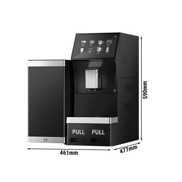 Plne automatický kávovar - 1,3 kW - 10 palcový dotykový displej - vrátane chladničky na mlieko - Image 7