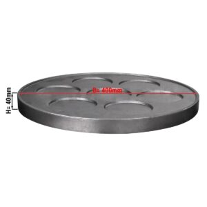 Tanier pre plynový krepovač CGOM5 - 7 panvíc - Ø 400mm