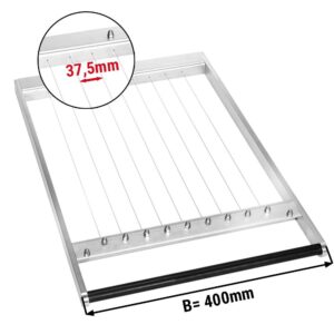 Rám pre dvojité vykrajovačky praliniek - rozteč drôtov: 37,5 mm