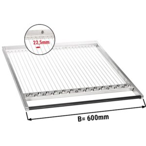 Rám pre dvojité vykrajovačky praliniek - rozteč drôtov: 22,5 mm