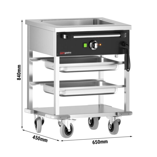Termovozík Bain-Marie - 1 x GN 1/1 - Image 3