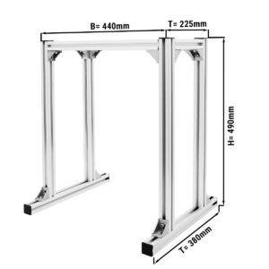 Základný rám pre stroj churro - 440 mm