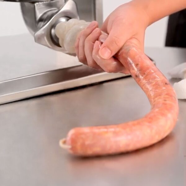 Ručný plnička klobás a churro stroj - 5 litrov - nerezová oceľ - vrátane 4 plničov klobás a 3 churro nadstavcov - Image 15