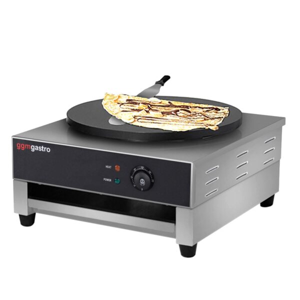 Stroj na palacinky - s 1 doskou Ø 400 mm vrátane natierača cesta - Image 2