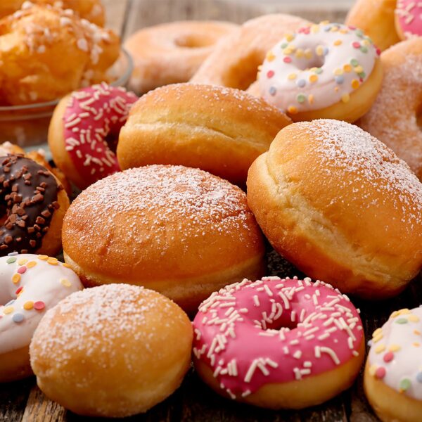 Elektrická fritéza na šišky / donuty -  zariadenie na pečenie tuku - kapacita: 240 kusov/h - Image 2
