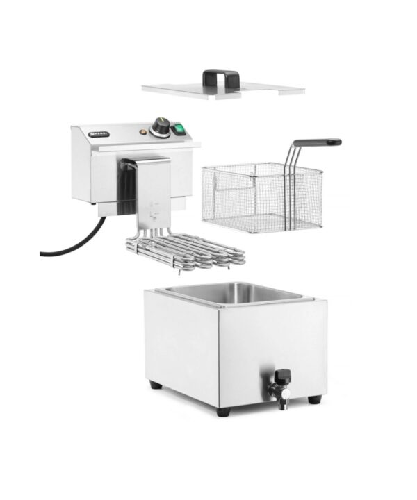 Vysokovýkonná fritéza GOLIATH – 10 L – 400V/10200 W | Hendi 209431 - Image 4