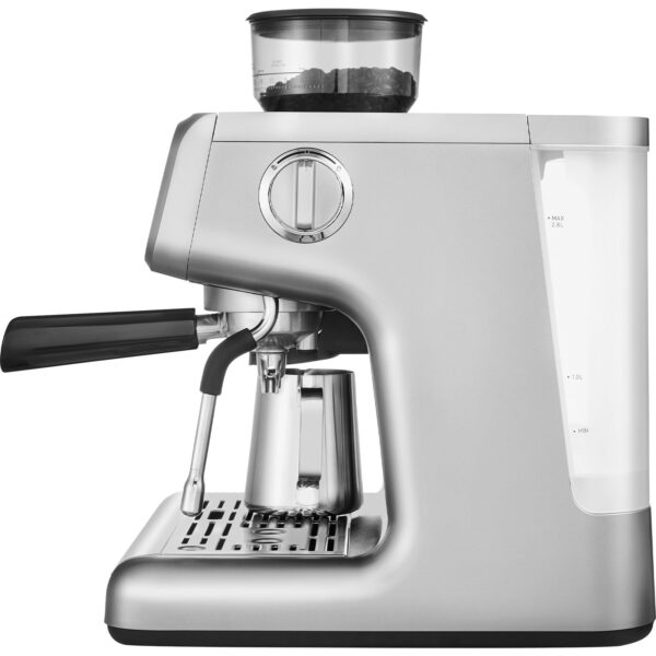 Espresso kávovar VEVOR s mlynčekom / 15 barový poloautomatický espresso stroj s napeňovačom mlieka, parnou tryskou, - Image 3
