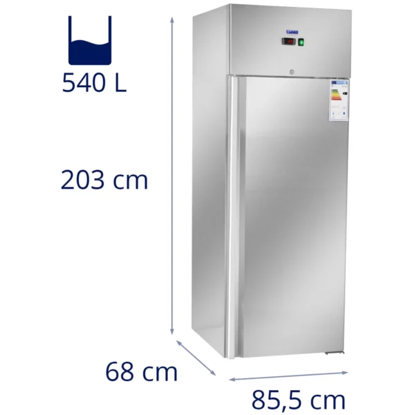 Gastro chladnička - 540 l - ušľachtilá oceľ - Image 2