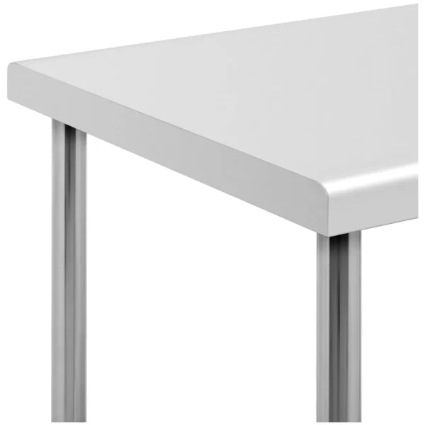 Pracovný stôl z ušľachtilej ocele - 120 x 60 cm - maximálna nosnosť 110 kg - Image 2