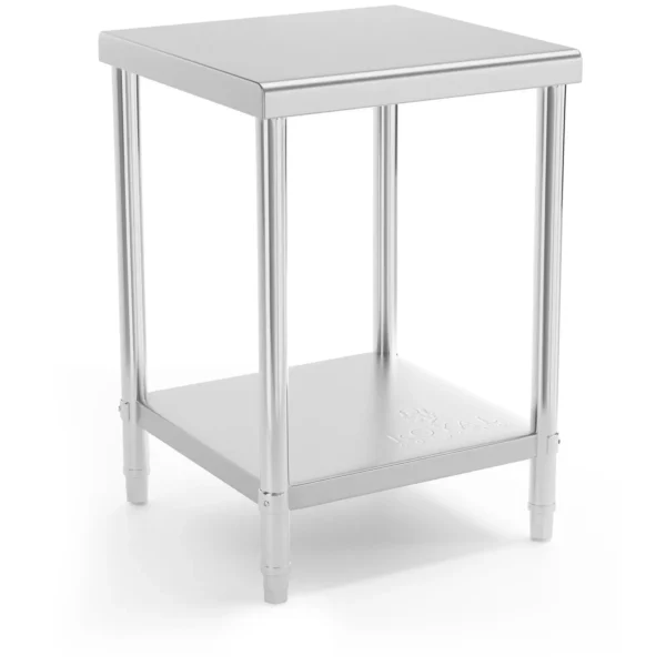 Pracovný stôl z ušľachtilej ocele - 60 x 60 cm - nosnosť 150 kg - Image 6