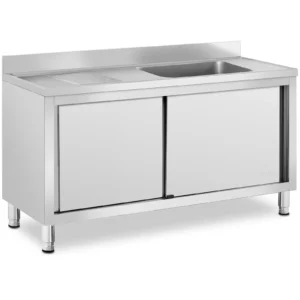 Drezová skrinka - 1 misa - Royal Catering - nehrdzavejúca oceľ - 500 x 400 x 240 mm