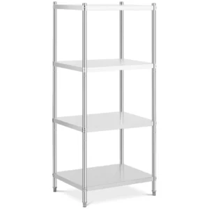 Nerezový regál - 80 x 60 x 180 cm - Royal Catering - 200 kg