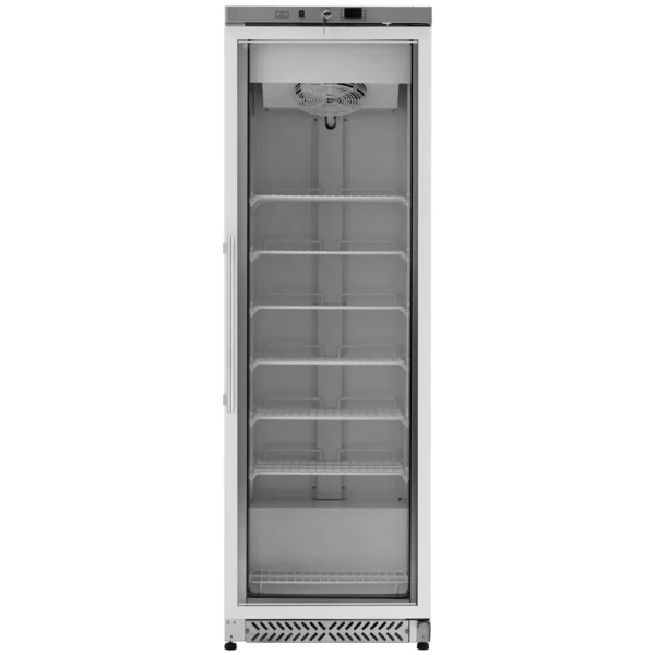 Mraznička - 380 L - Royal Catering - sklenené dvere - strieborná - chladivo R290 - Image 2