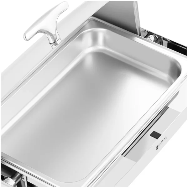 Chafing Dish - GN 1/1 - 8,5 l - palivové články - rolovacie veko - Image 4