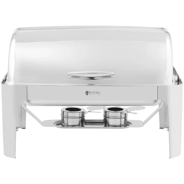 Chafing Dish - GN 1/1 - 8,5 l - palivové články - rolovacie veko - Image 3
