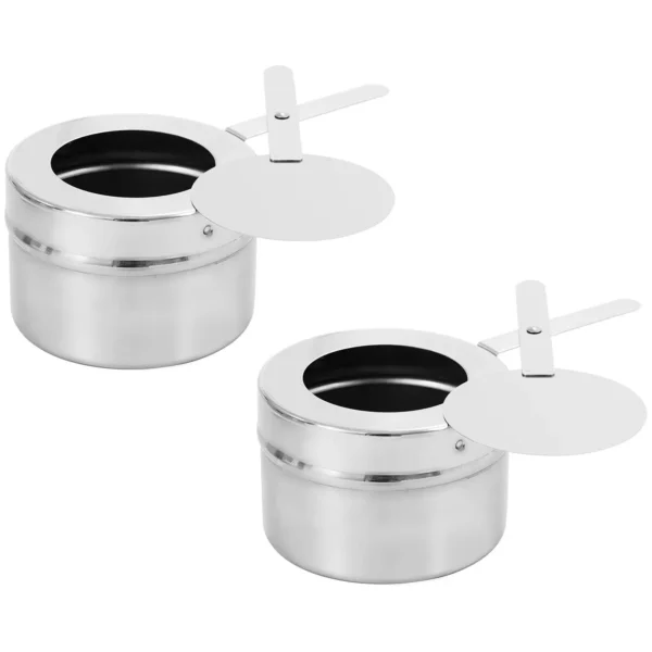 Chafing Dish - GN 1/1 - 8,5 l - palivové články - rolovacie veko - Image 2