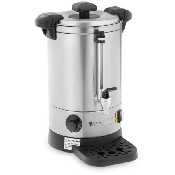 Varič vody - 6,1 l - 1500 W - odkvapkávacia miska - strieborná farba - Image 7