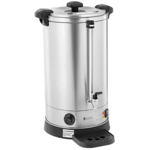 Varič vody - 19,7 l - 2500 W - odkvapkávacia miska - strieborná farba - Image 7