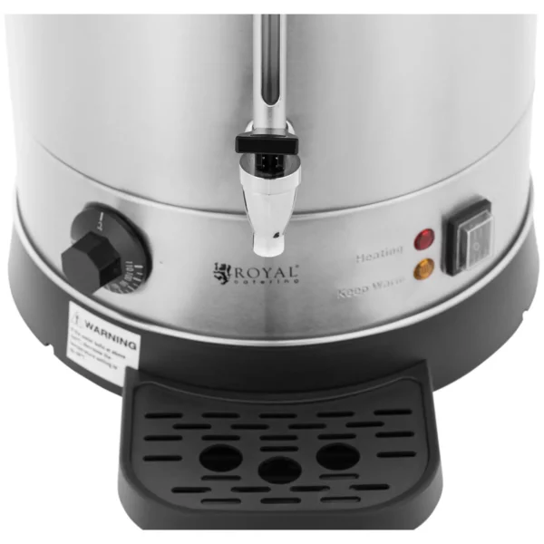 Varič vody - 19,7 l - 2500 W - odkvapkávacia miska - strieborná farba - Image 6