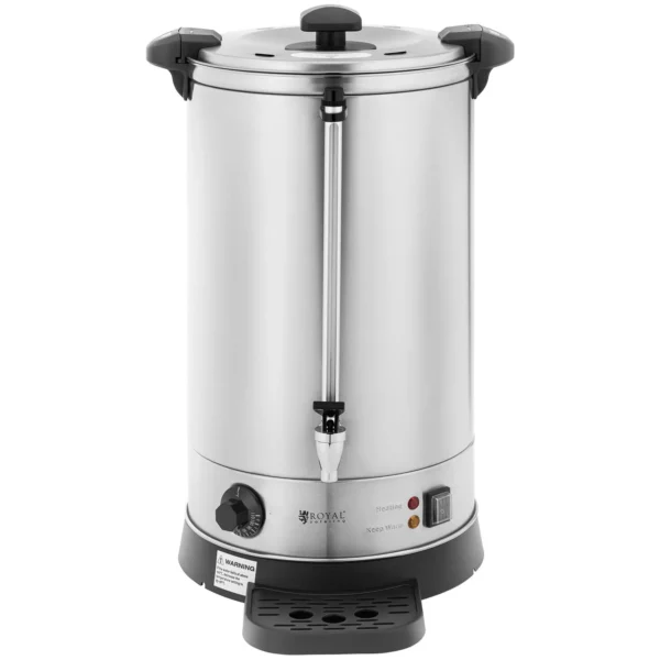 Varič vody - 19,7 l - 2500 W - odkvapkávacia miska - strieborná farba
