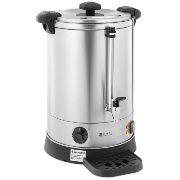 Varič vody - 13,5 L - 2500 W - odkvapkávacia miska - strieborná farba - Image 6
