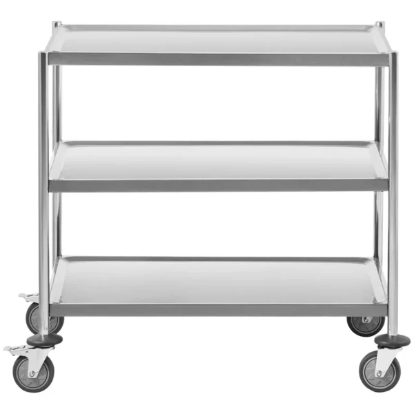 Servírovací vozík - 3 police - do 60 kg - police: 82 x 50 cm - Royal Catering - Image 3