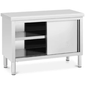 Pracovná skrinka z nehrdzavejúcej ocele - 120 x 50 cm - nosnosť 330 kg - Royal Catering