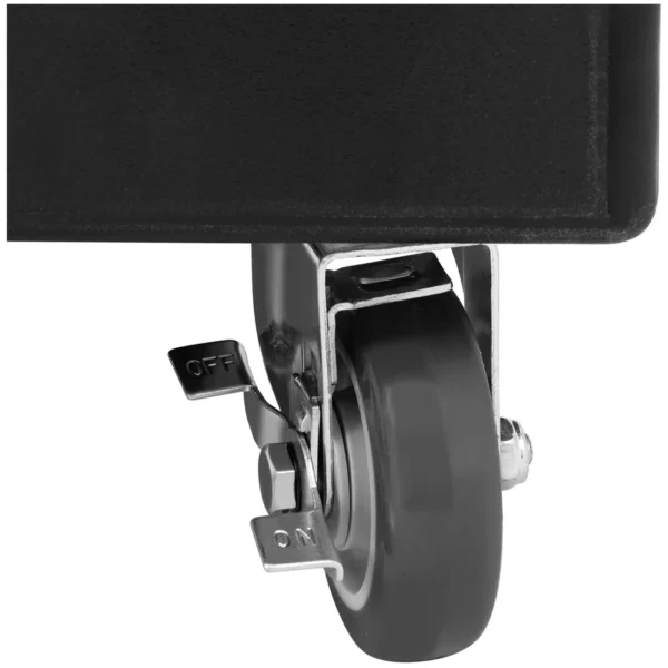 Servírovací vozík s dverami - do 120 kg - 4 kolieska s 2 brzdami - Image 4