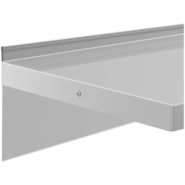 Nástenná polica - nehrdzavejúca oceľ - 100 x 40 cm - do 80 kg - Image 2