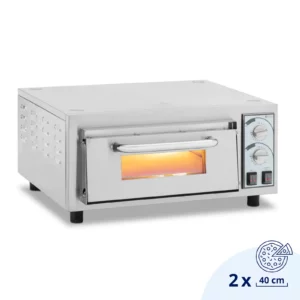Pec na pizzu - 1 komora - 2200 W - Ø 35 cm - žiaruvzdorný kameň