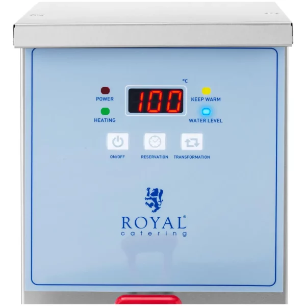 Varný termos - 10 l - 3000 W - prípojka vody - Royal Catering - Image 6