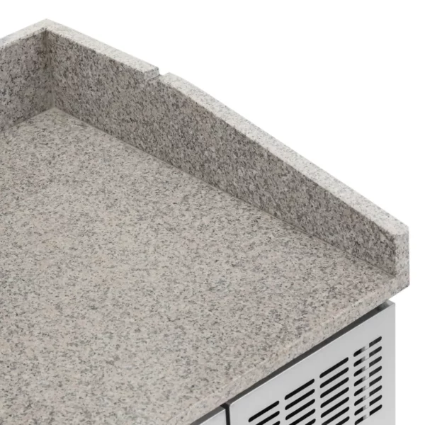 Chladiaci stôl na kolieskach - 390 l - 2 priehradky - 7 zásuviek - 202 x 80 cm - trieda B - ušľachtilá oceľ - Royal Catering - Image 3