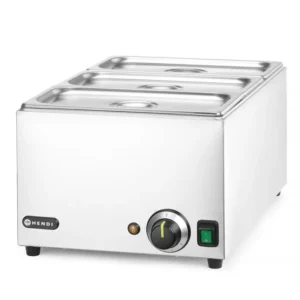 Bain marie ENDI RANGER + 3x GN 1/3 s vekom, HENDI, GN 1/1, 230V/1000W, 590x332x(H)242mm