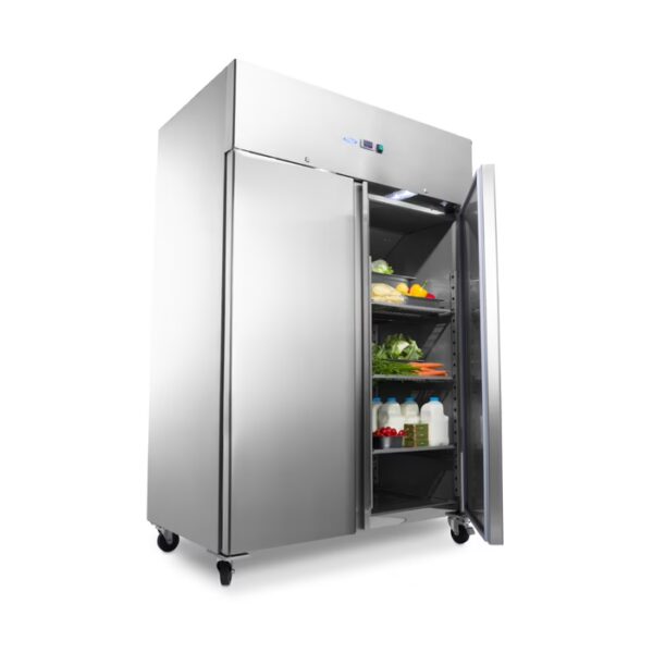 Mraznička – 1400L – 6 nastaviteľných políc (2/1 GN) – na kolieskach – vrátane políc  09400025