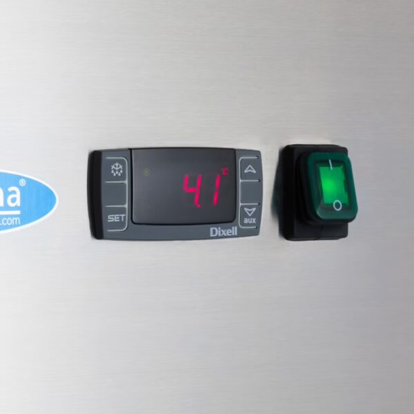 Mraznička – 1400L – 6 nastaviteľných políc (2/1 GN) – na kolieskach – vrátane políc  09400025 - Image 10