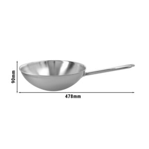 DEMEYERE | APOLLO 7 - Wok plochá základňa - Ø 260mm - nerez