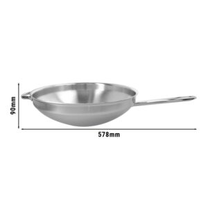 DEMEYERE | APOLLO 7 - Wok plochá základňa - Ø 320mm - nerez