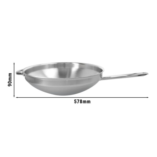 DEMEYERE | APOLLO 7 - Wok plochá základňa - Ø 320mm - nerez