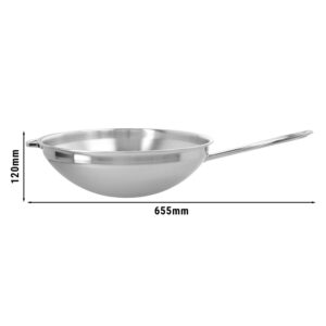 DEMEYERE | APOLLO 7 - wok plochá základňa -Ø 360mm - nerez