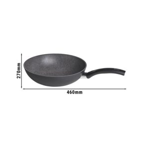 BALLARINI | BARI - Wok - Ø 280mm - hliník - vzhľad kameňa šedá