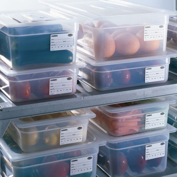 (6 kusov) CAMBRO | CAMWEAR® - Polypropylénová GN nádoba 1/1 - mliečna - hĺbka 150 mm - Image 6