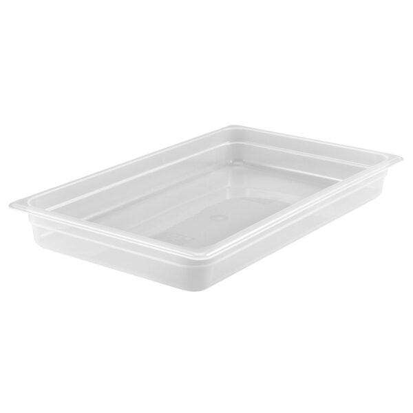 (6 kusov) CAMBRO | CAMWEAR® - Polypropylénová GN nádoba 1/1 - mliečna - hĺbka 100 mm - Image 3