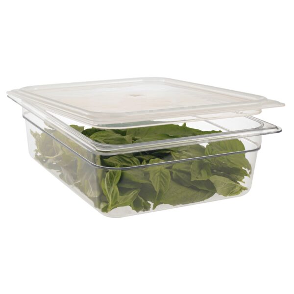 (6 kusov) CAMBRO | CAMWEAR® - Polypropylénové GN veko 1/2 - vzduchotesné - mliečne - Image 6