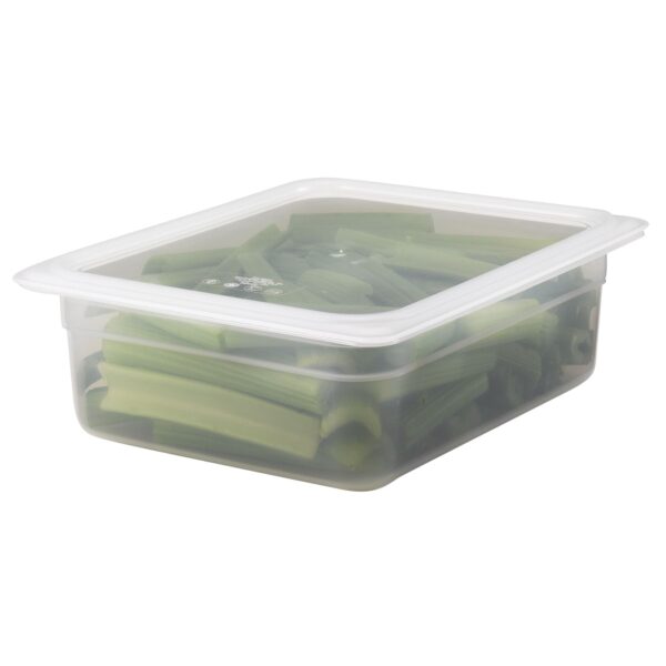 (6 kusov) CAMBRO | CAMWEAR® - Polypropylénové GN veko 1/2 - vzduchotesné - mliečne - Image 8