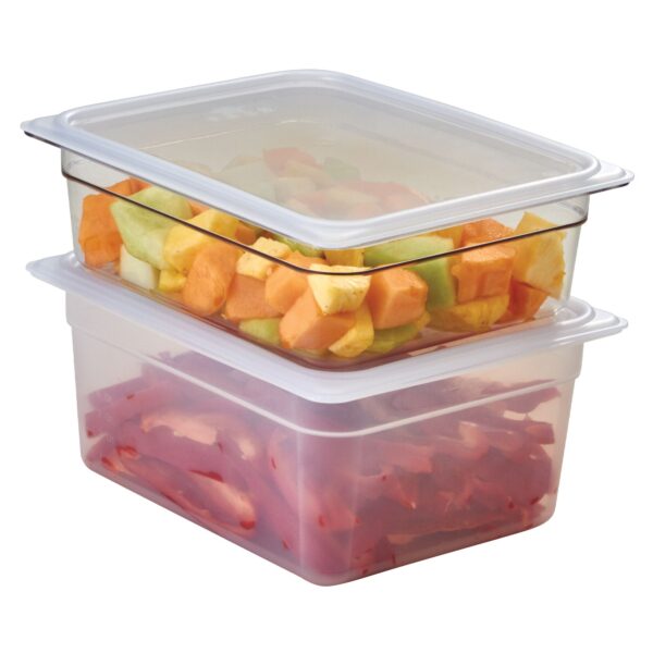 (6 kusov) CAMBRO | CAMWEAR® - Polypropylénové GN veko 1/2 - vzduchotesné - mliečne - Image 9